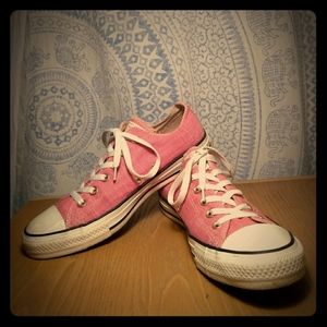 Pink Chuck Taylor All Stars Converse Sparkly Gold
